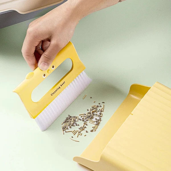 Desktop Cleaning Mini Trumpet Dustpan Broom Combination Set Household Pet Broom