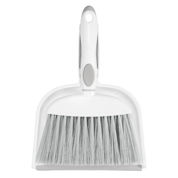 Small Dust Pan and Brush Set Mini Broom and Dustpan Hand and Combo with Teeth