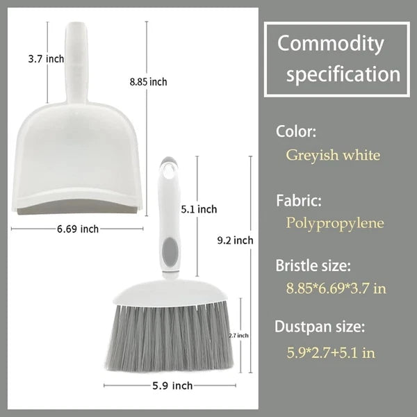 Mini Broom and Dustpan Set for Home & Kitchen