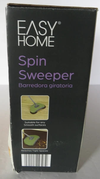 Spin Sweeper Broom Dustpan in One Household Floor Cleaning Easy Home