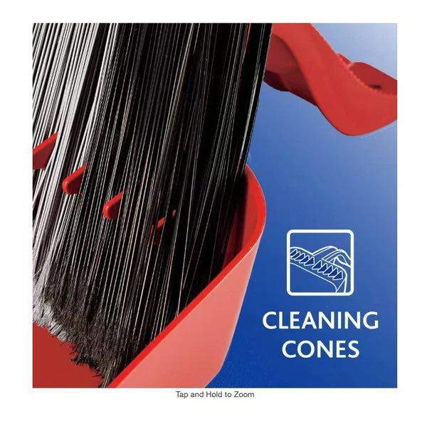 O-Cedar PowerCorner Pet Pro Broom with Step-On Dust Pan