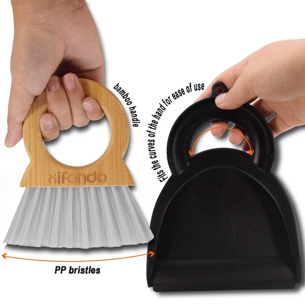 Mini Broom And Dustpan For Housekeepingbamboo Handle Small Broom And Dustpan Set