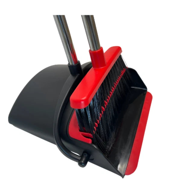 awnii Broom and Dustpan Combo Set, Adjustable Handle  , for Home Offices Hotels