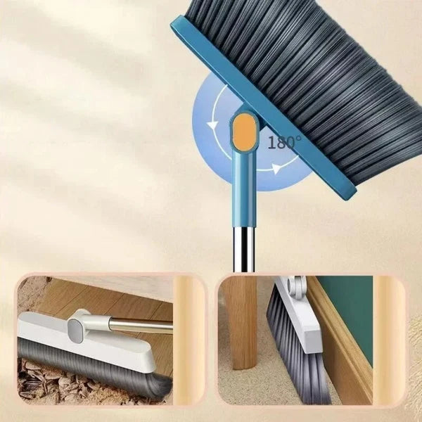 2p Set Of Brand New 3-in-1 Rotatable And Foldable Magnetic Suction Broom Dustp