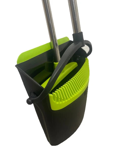 awnii Broom and Dustpan Combo Set, Adjustable Handle  , for Home Offices Hotels