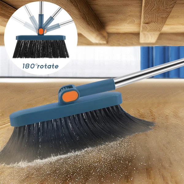 1 Set Broom With Dustpan Set Collapsible Broom And Dustpan For Home Dormitory