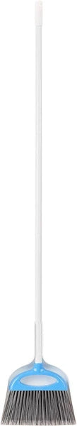 Amazon Basics Dustpan Broom Set, Blue and White