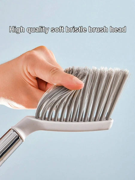 1 pc Mini Desktop Broom and Dustpan Set Soft Bristle Brush for Kitchen & Home