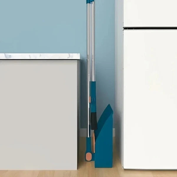 1 Set Household Broom And Dustpan Set Durable Sweeping Broom And Dustpan Long